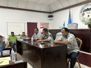 Briefing Kosrae Legislature Leadership 2023